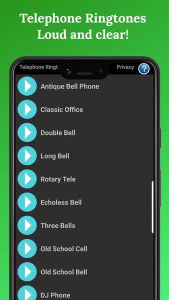 Telephone Ringtones - عکس برنامه موبایلی اندروید