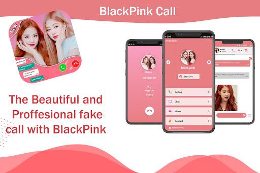 BlackPank Fake call - jennie live video - عکس برنامه موبایلی اندروید