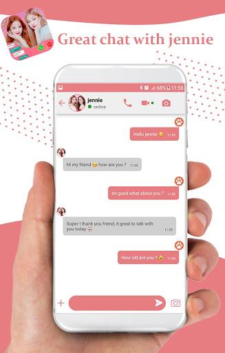 BlackPank Fake call - jennie live video - عکس برنامه موبایلی اندروید