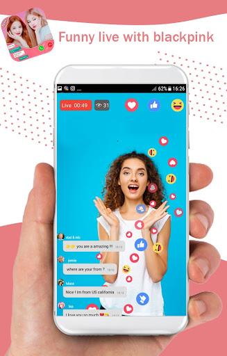BlackPank Fake call - jennie live video - عکس برنامه موبایلی اندروید