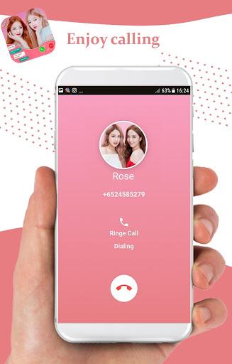 BlackPank Fake call - jennie live video - عکس برنامه موبایلی اندروید