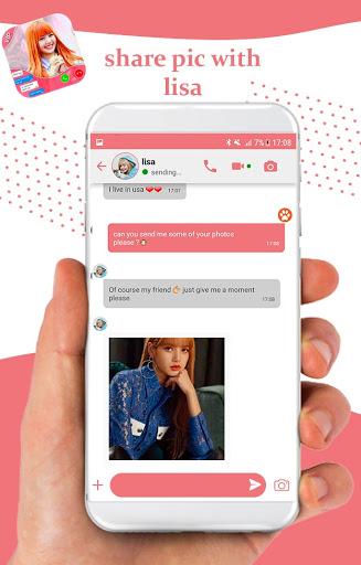 lisa Fake call - blackPink live video - عکس برنامه موبایلی اندروید