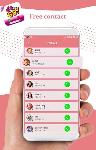 Funny call 123 GO Challenge - fake live video - Image screenshot of android app