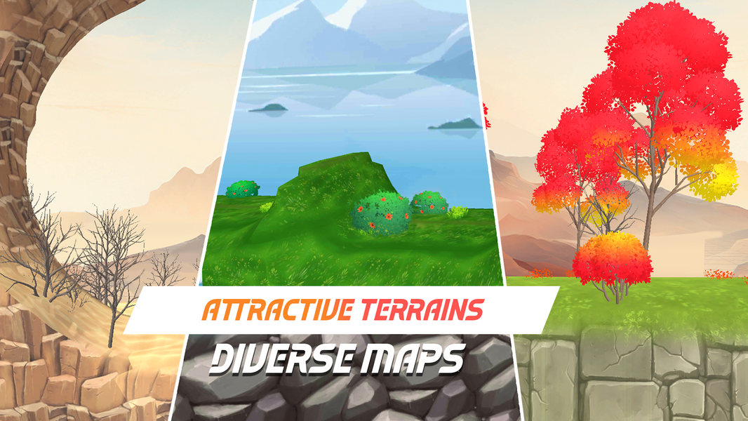 Skyrider: Bike Race Airborne - Gameplay image of android game
