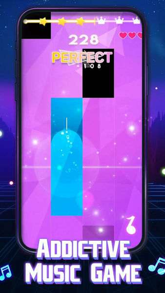 Magic Dancing Tiles:Piano Game - Gameplay image of android game