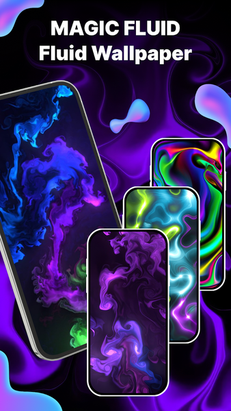 Fluid Wallpaper - Relax Slime - Image screenshot of android app