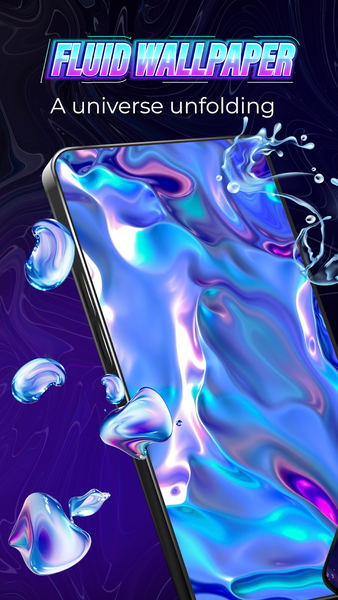 Fluid 4D - Relaxing Simulation - Image screenshot of android app