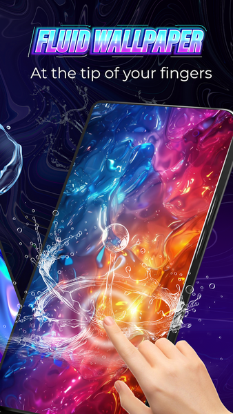 Fluid 4D - Relaxing Simulation - Image screenshot of android app