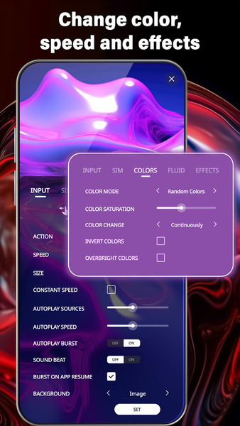 Magic Fluids: Fluid Wallpaper - Image screenshot of android app