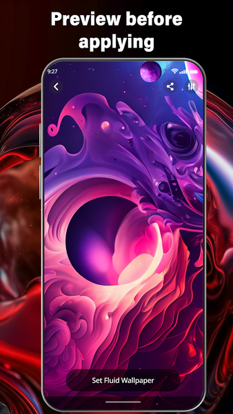 Magic Fluids: Fluid Wallpaper - Image screenshot of android app