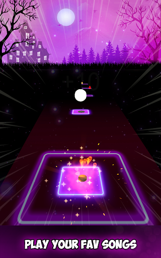 Neon Tiles Hop Color Ball : Forever Dancing Ball - Gameplay image of android game