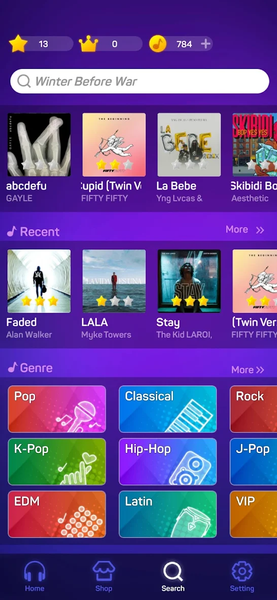 Rainbow Piano: EDM Music Game - عکس بازی موبایلی اندروید