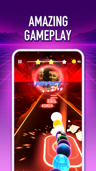 Piano Ballz Beat: Music Games - عکس بازی موبایلی اندروید