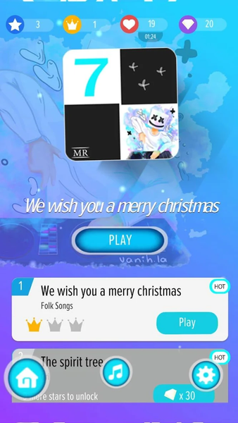 Piano Tiles Marshmello 7 Songs - عکس بازی موبایلی اندروید