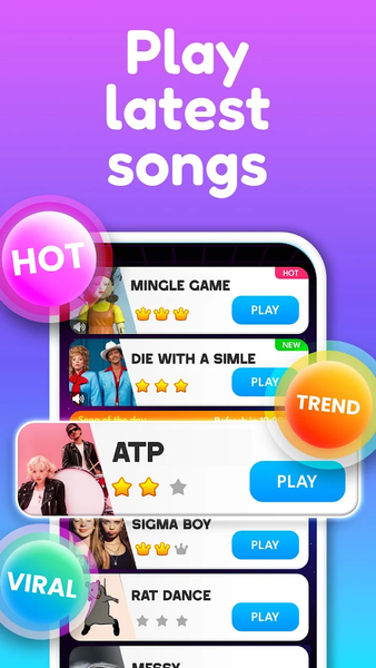 Piano Rhythm 5 Music Collector - Gameplay image of android game