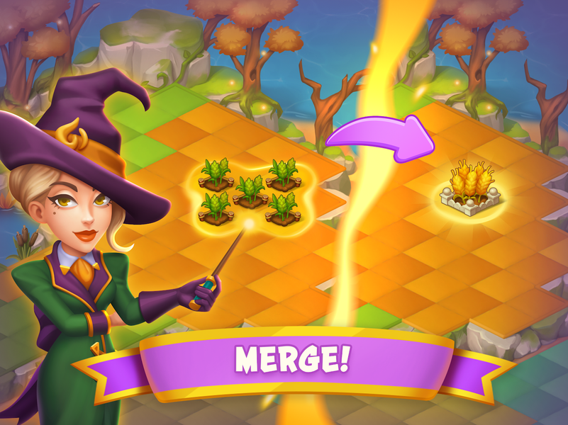 Magic School - Wizard Merge - عکس برنامه موبایلی اندروید