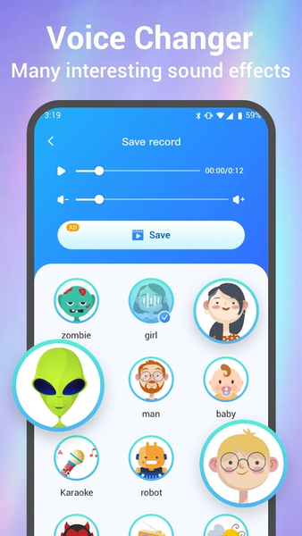 Voice Magic Box-Voice Changer - Image screenshot of android app