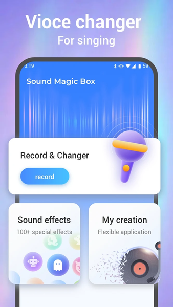 Voice Magic Box-Voice Changer - عکس برنامه موبایلی اندروید