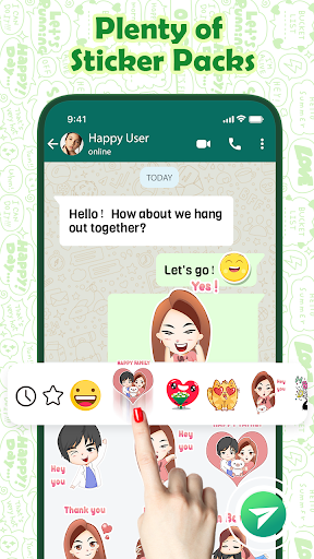 WA Stickers for WhatsApp - عکس برنامه موبایلی اندروید