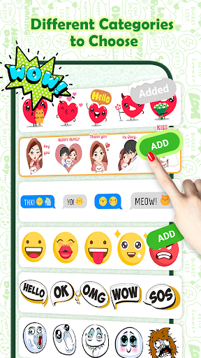 WA Stickers for WhatsApp - عکس برنامه موبایلی اندروید