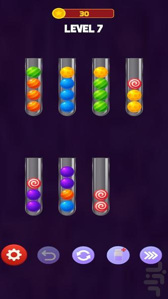 مرتبسازی توپ جادویی - عکس بازی موبایلی اندروید