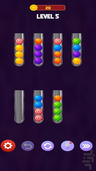 Magic Ball Sort - Gameplay image of android game