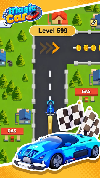 Magic Car - عکس بازی موبایلی اندروید