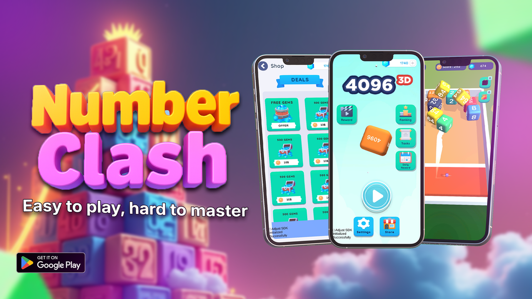 Number Clash - Gameplay image of android game