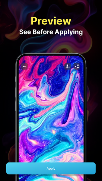 Magic Fluid Live Wallpaper - Image screenshot of android app