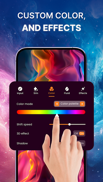 Magic Fluid: Live ۴D wallpaper - عکس برنامه موبایلی اندروید