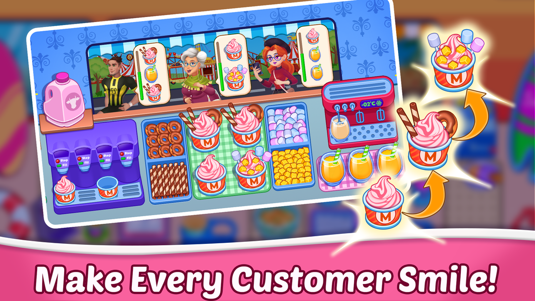 Ice Cream Fever: Cooking Games - Gameplay image of android game