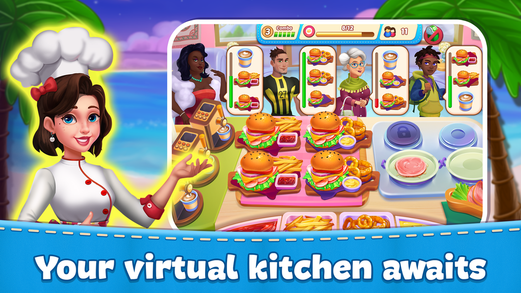 Mom's Kitchen: Cooking Games - Gameplay image of android game
