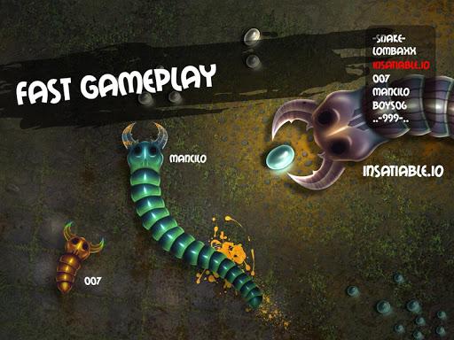 Insatiable.io -Slither Snakes - Gameplay image of android game