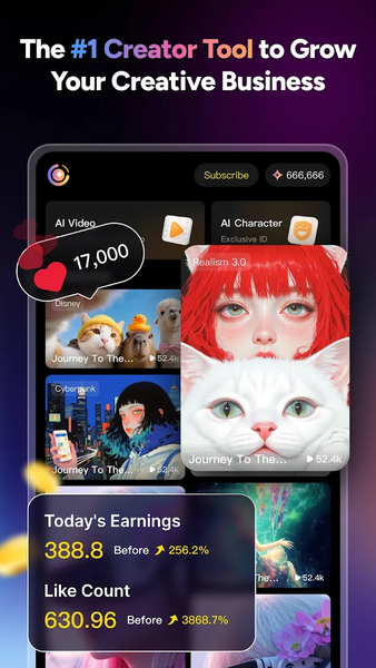 MagicLight:AI Long Video Maker - Image screenshot of android app