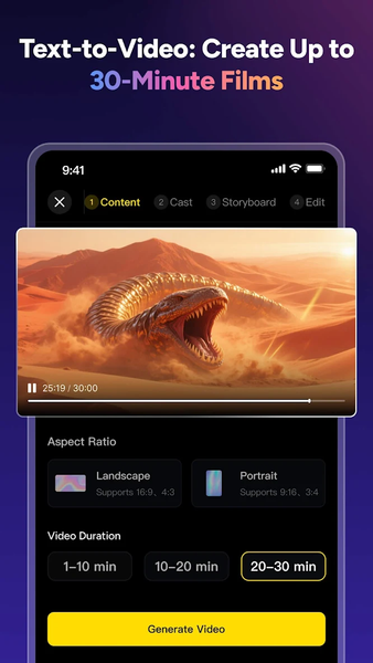 MagicLight:AI Long Video Maker - Image screenshot of android app