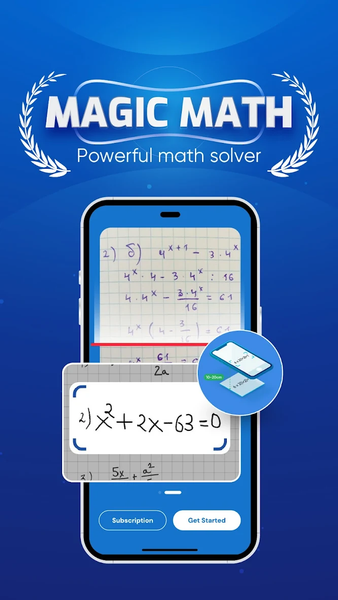 Magic Math- Photo Math Scanner - عکس برنامه موبایلی اندروید