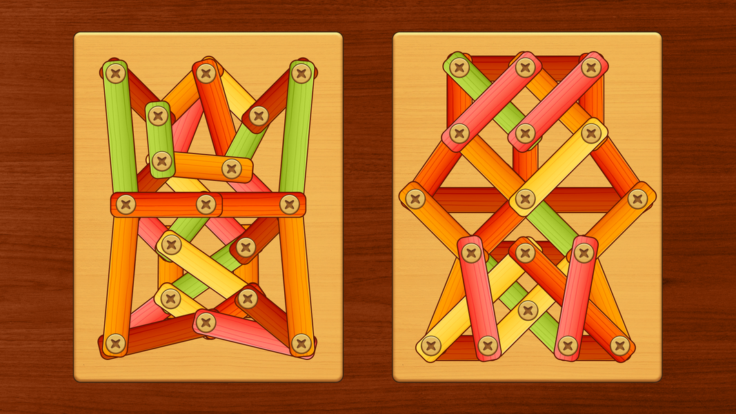 Wood Screw Puzzle: Bolt & Nut - عکس بازی موبایلی اندروید