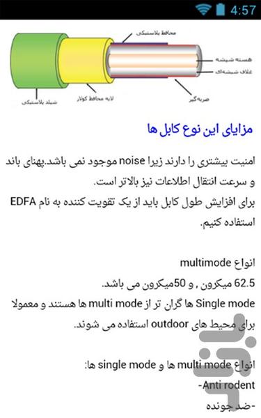 آموزش شبکه - نسخه دمو - عکس برنامه موبایلی اندروید