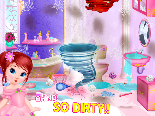 Princess House Cleanup Girls - عکس بازی موبایلی اندروید