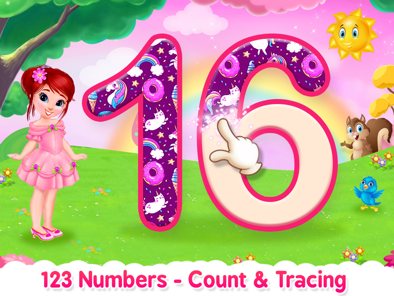 Princess Tracing For Kids - عکس بازی موبایلی اندروید