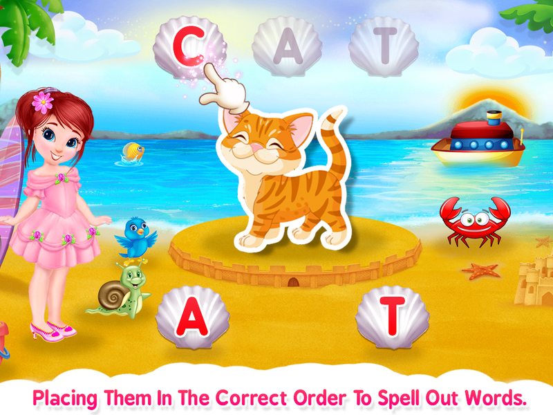 Spelling & Phonics: Princess - Gameplay image of android game
