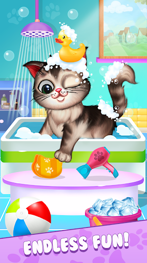 Baby Cat DayCare: Kitty Game - عکس بازی موبایلی اندروید