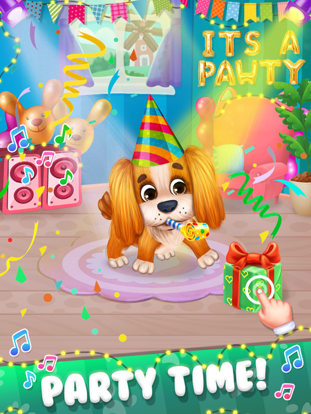 Cute Puppy Daycare Salon - Gameplay image of android game