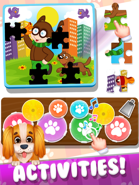 Puppy Daycare Game for Kids - عکس بازی موبایلی اندروید