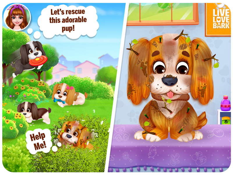 Puppy Care For Girls - Gameplay image of android game