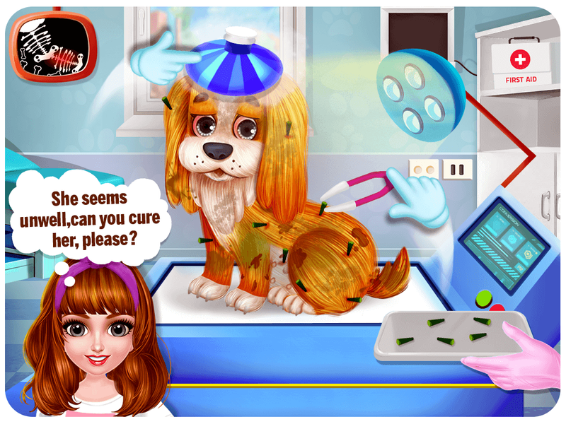 Puppy Care For Girls - Gameplay image of android game