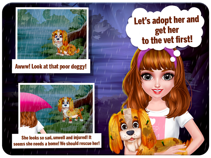 Puppy Care For Girls - Gameplay image of android game
