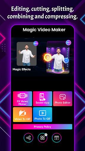 Magic Video Maker - Magic Music Video Editor - Image screenshot of android app