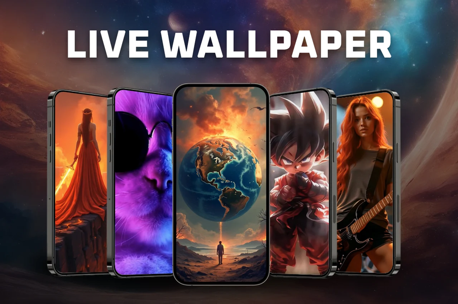 Magic Wallpaper-Fluid&Live - عکس برنامه موبایلی اندروید