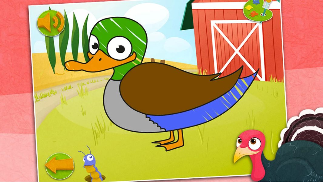 Birds - Kids Coloring Puzzle - عکس بازی موبایلی اندروید